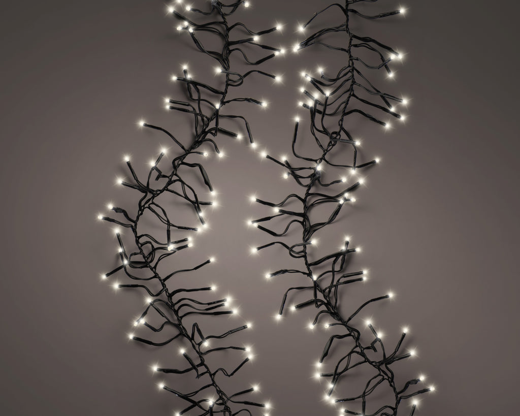 Luci di natale a grappolo 768 led bianco caldo | rohome