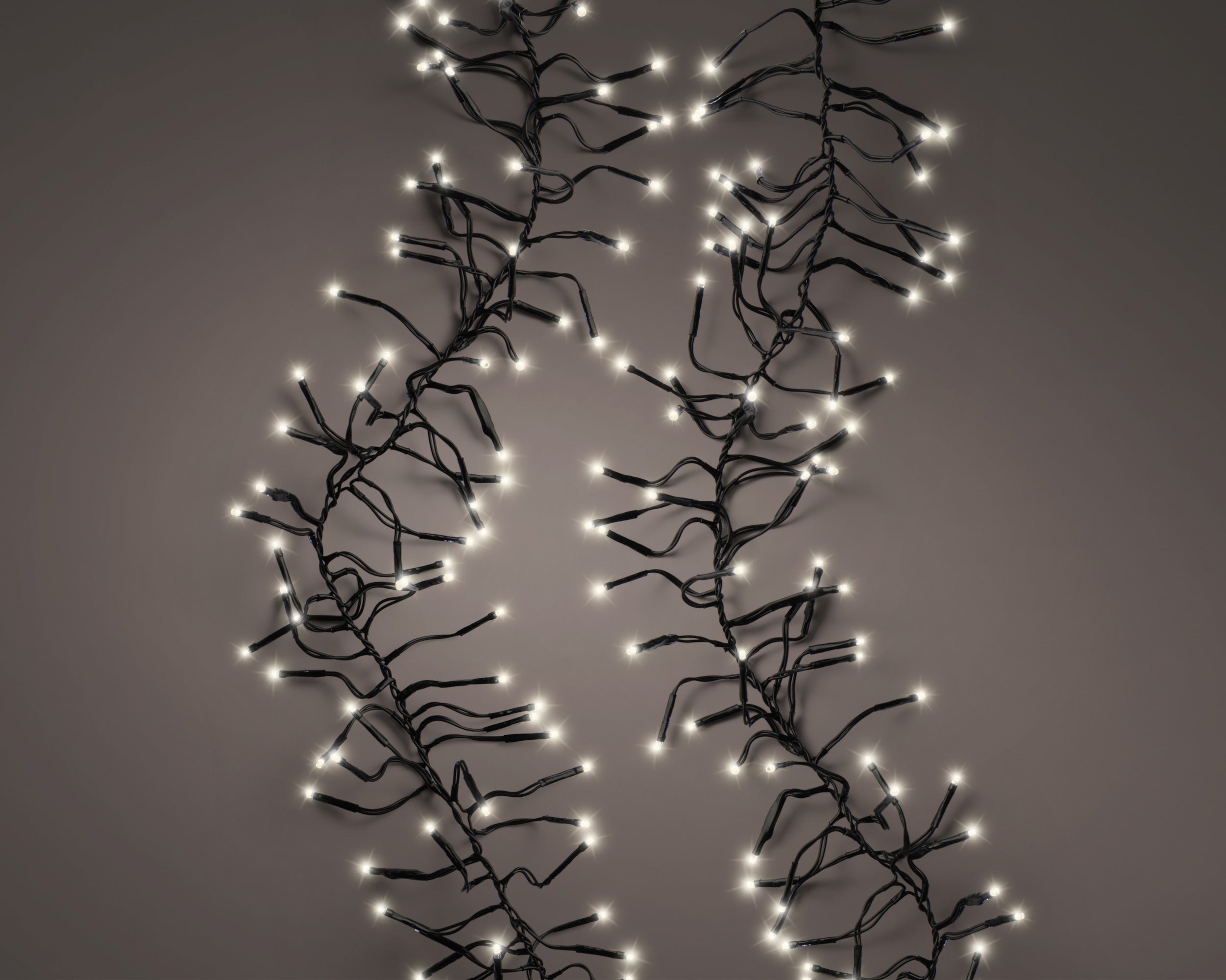 Luci di natale a grappolo 768 led bianco caldo | rohome