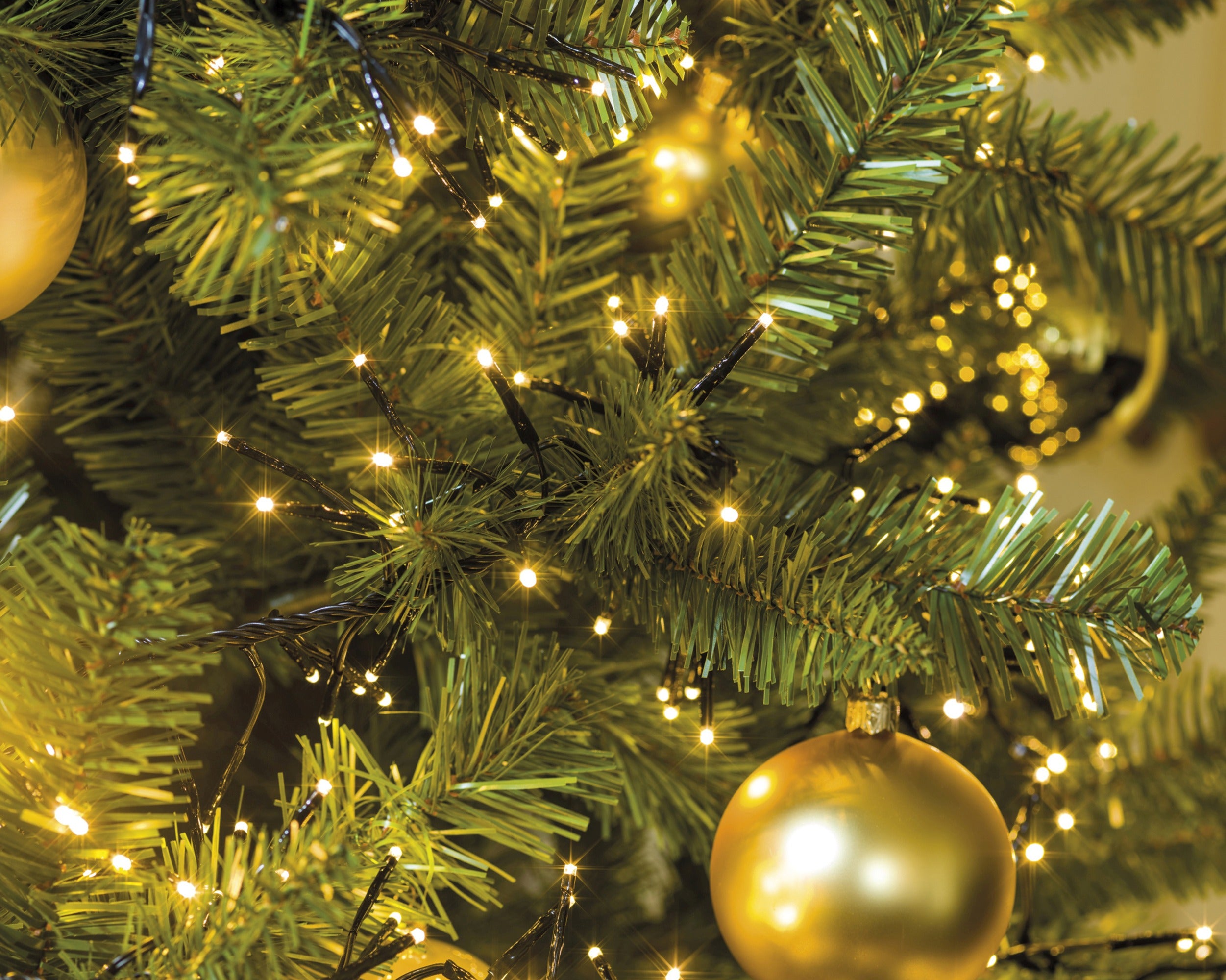 Luci di natale a grappolo 768 led bianco caldo | rohome