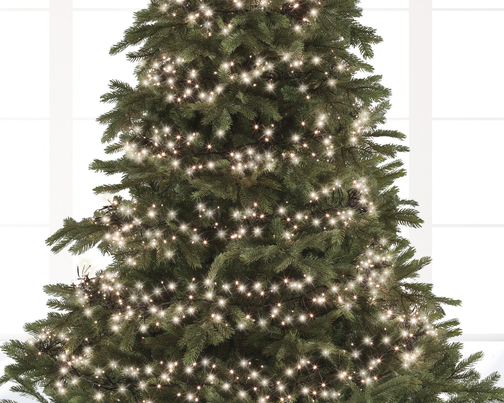 Luci di natale a grappolo 768 led bianco caldo | rohome