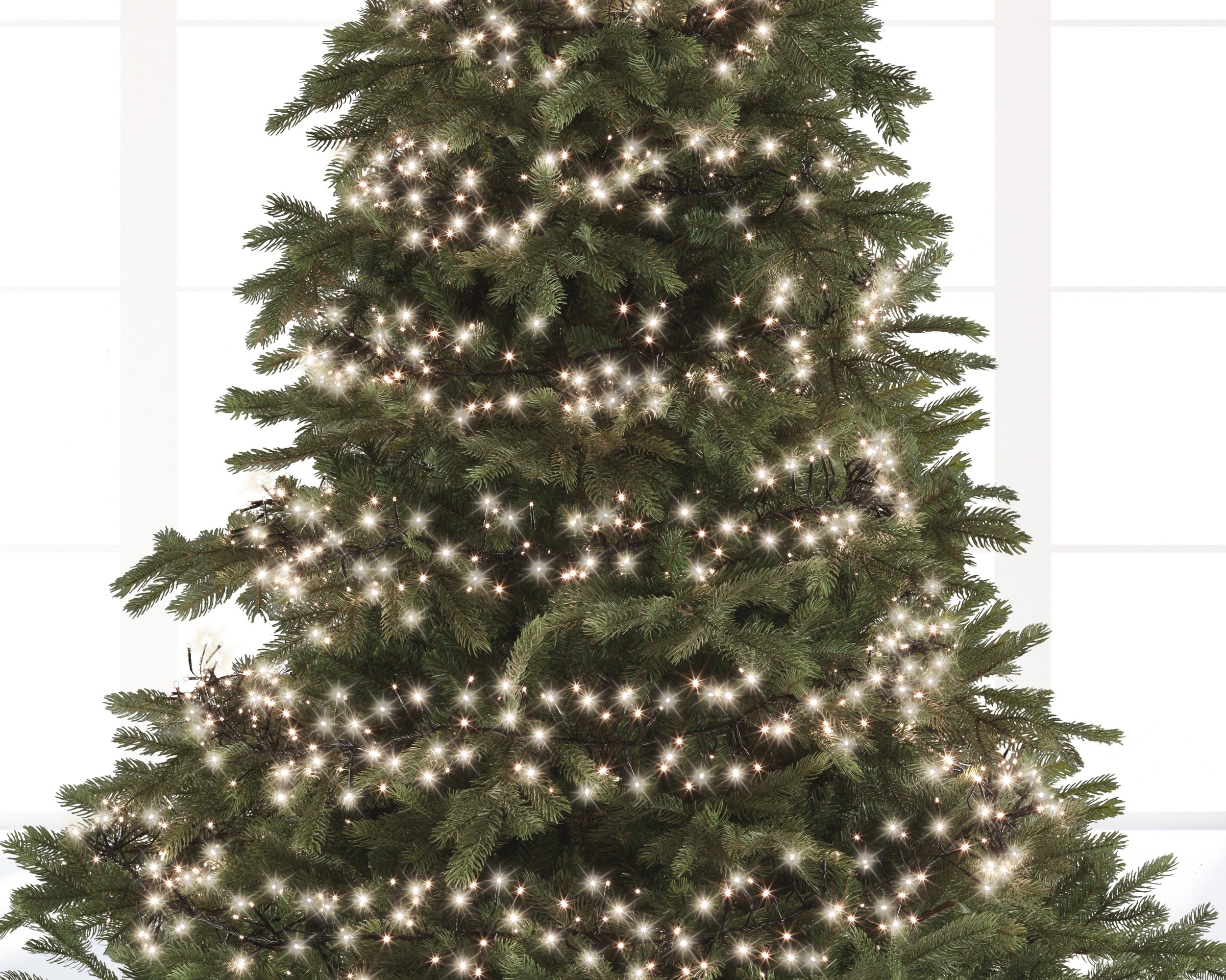 Luci di natale a grappolo 768 led bianco caldo | rohome