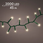 Luci di natale compact 2000 led bianco caldo | rohome