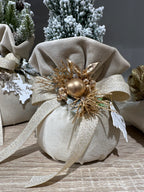 Fiori di Lena - Alberello natalizio profumato con base in velluto beige | Rohome
