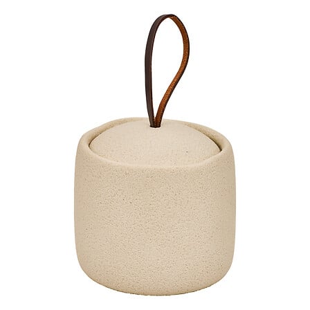 Porta cotone beige effetto pietra | Rohome