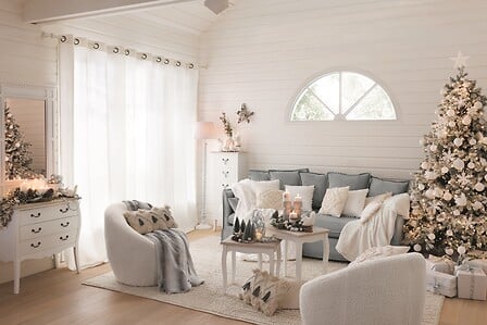 Lampada da terra stile shabby bianca | Rohome