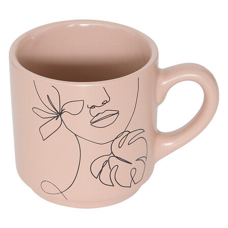 Set 4 tazze da caffè con porta tazzine in ferro | Rohome