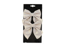 Set 2 Fiocco colore beige lucido h13cm | rohome