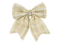 Fiocco colore crema con gioiello h21cm | rohome
