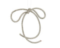 Decorazione Pendente fiocco con strass l.23cm | Rohome