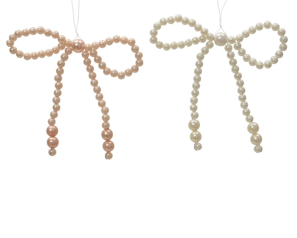 Decorazione Pendente fiocco perle h13cm | Rohome