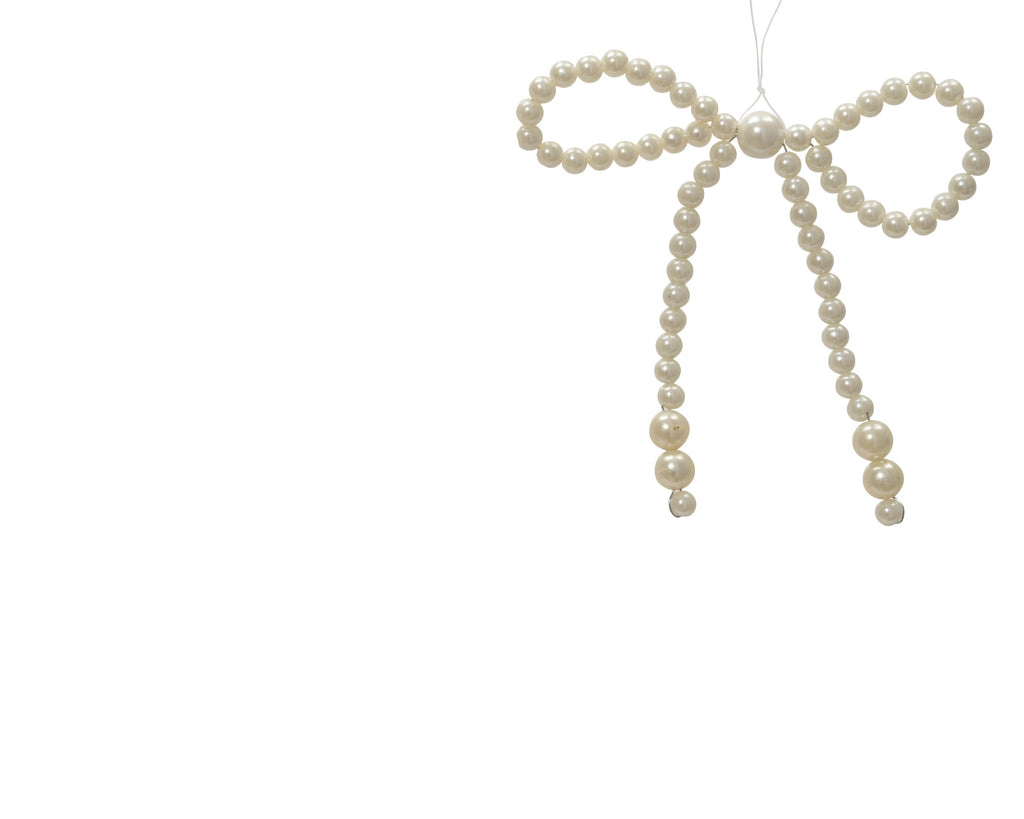 Decorazione Pendente fiocco perle h13cm | Rohome