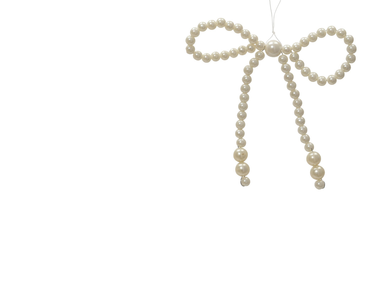 Decorazione Pendente fiocco perle h13cm | Rohome