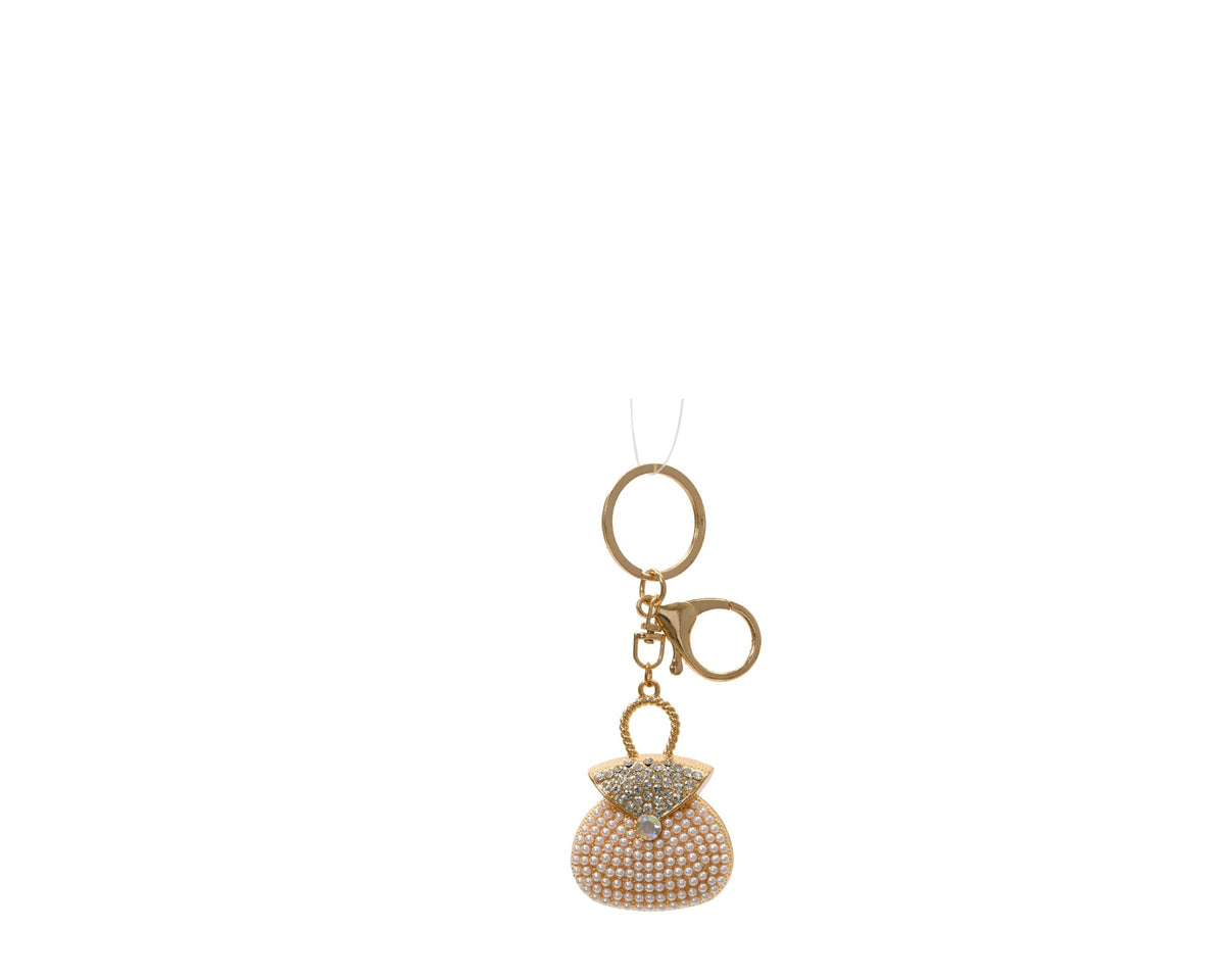 Portachiavi in lega acrilica con strass | Rohome