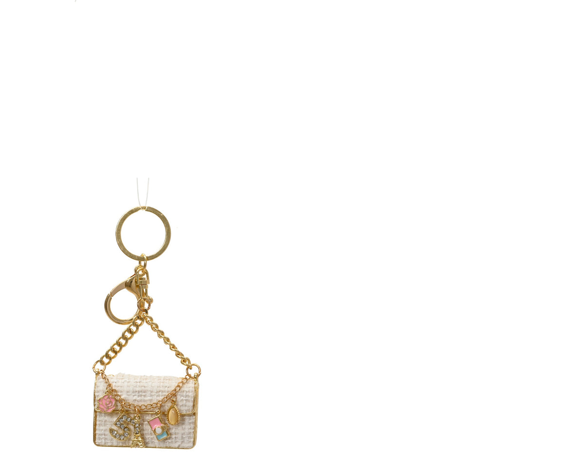Portachiavi in lega acrilica con strass | Rohome