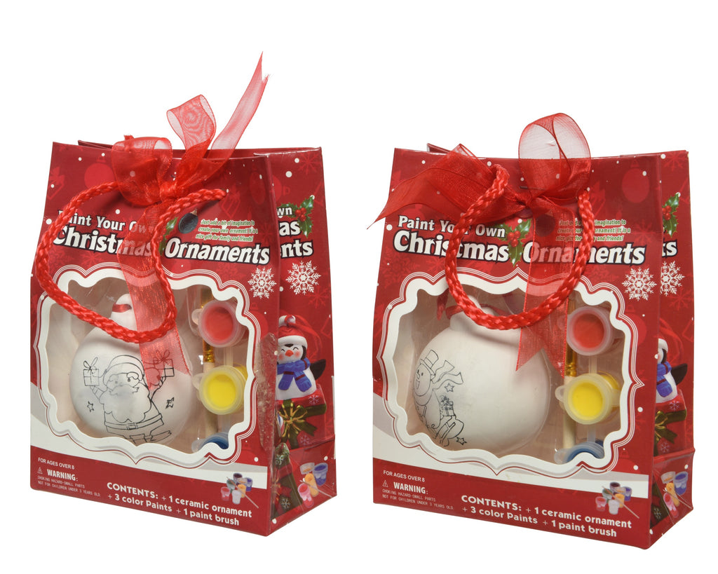 Set palla di natale in dolomite da colorare  | Rohome