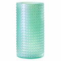 Vaso in vetro cilindro celeste diamond | rohome