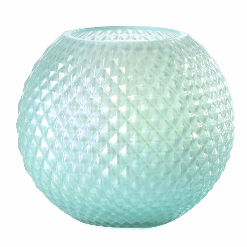 Vaso in vetro sfera celeste diamond | rohome