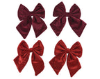 Set 2 fiocchi in velluto piccolo assortito | rohome