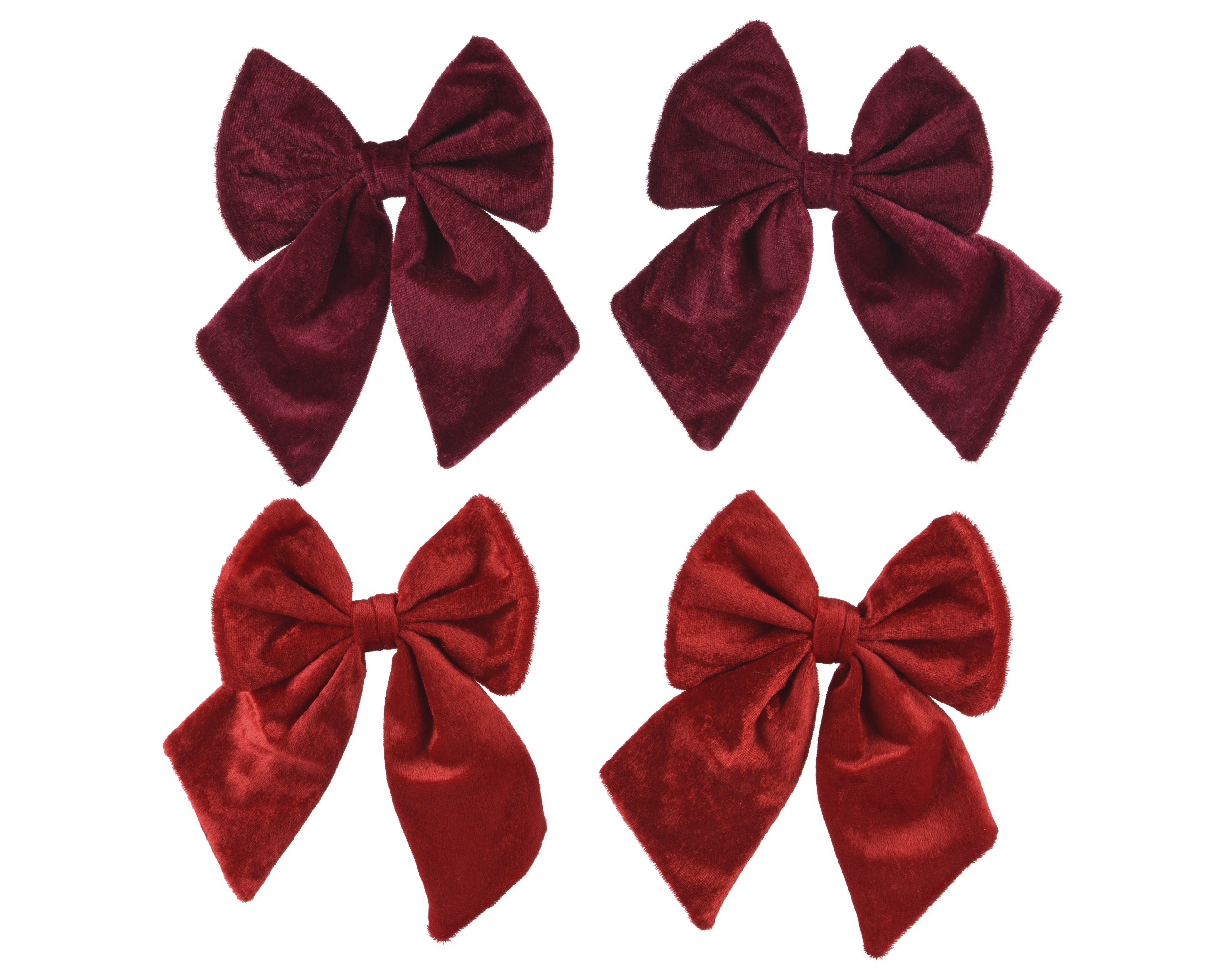 Set 2 fiocchi in velluto piccolo assortito | rohome