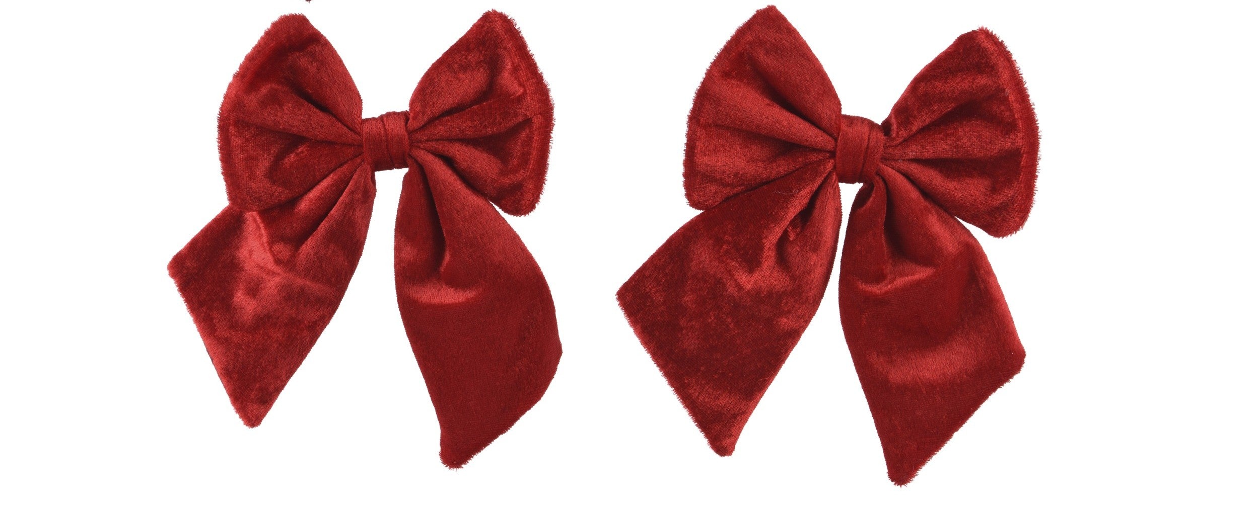 Set 2 fiocchi in velluto piccolo assortito | rohome
