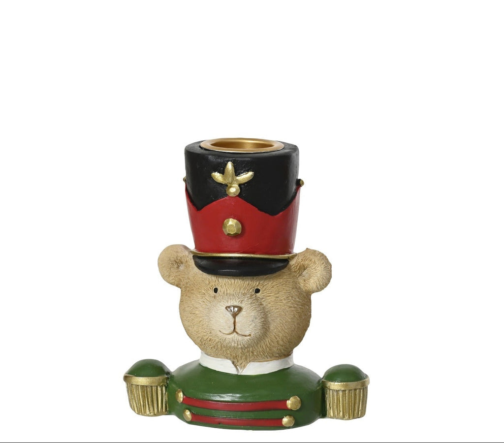 Portacandela Natalizio Schiaccianoci o Orsetto Soldatino | Rohome