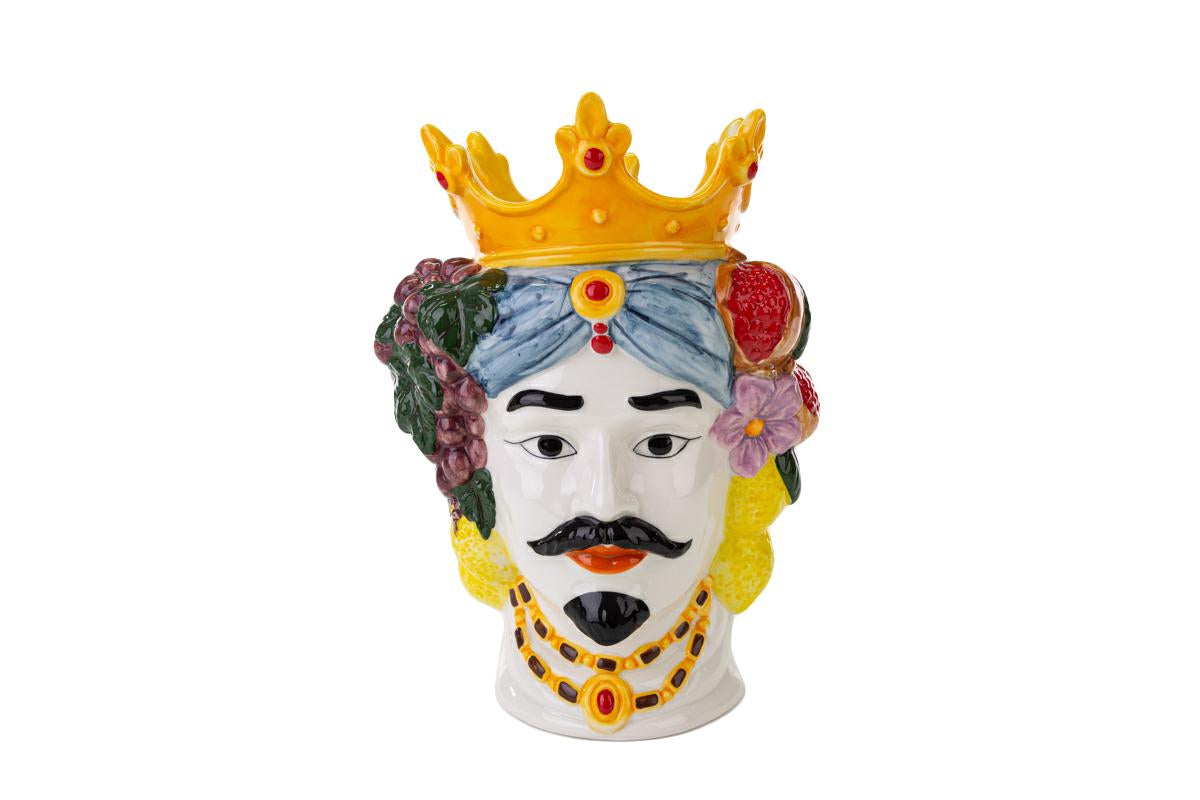 Testa di moro Man multicolor h.30 | rohome