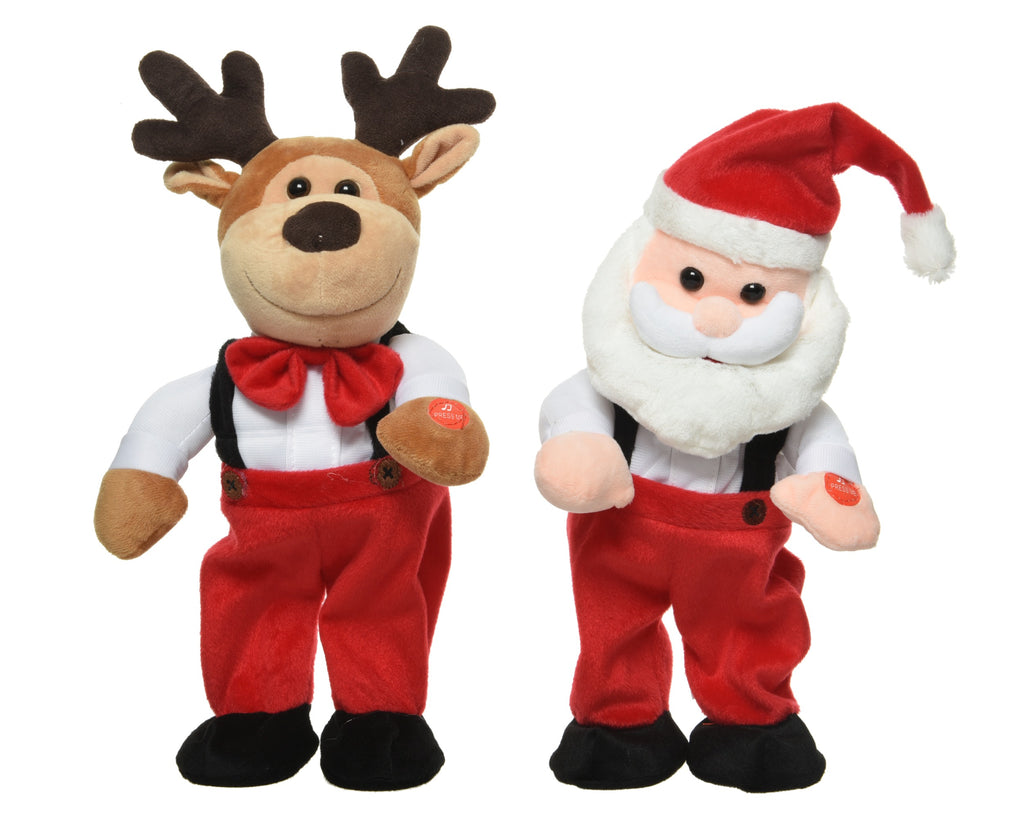 Peluche figura natalizia che danza | Rohome