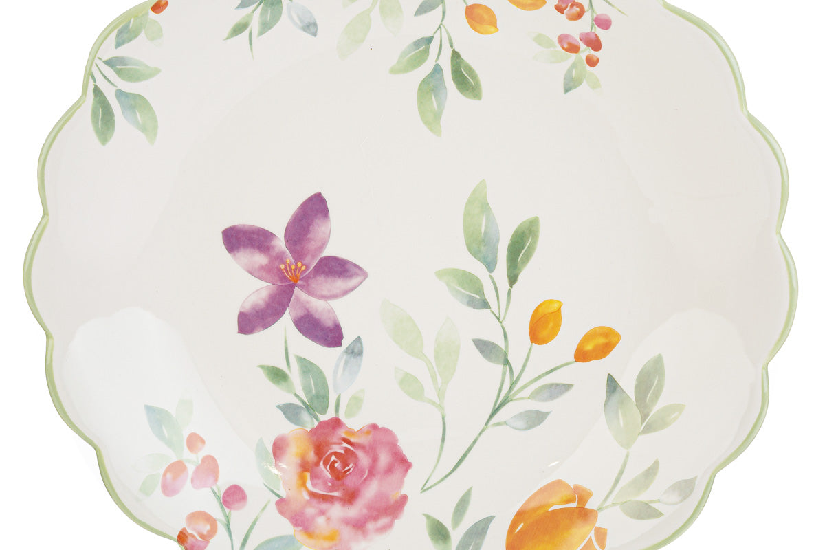 Centrotavola in porcellana con fiori | rohome