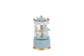 Bomboniera carillon giostrina in legno celeste | Rohome