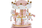 Pink carousel music box favor h13 | rohome