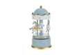 Bomboniera carillon giostrina in legno celeste grande | Rohome