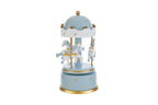 Bomboniera carillon giostrina in legno celeste grande | Rohome