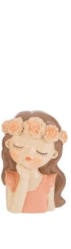 Bomboniera calamita in resina Girl verde h. 7cm | Rohome