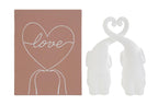 Set 2 elefantini in porcellana h. 16cm | Rohome