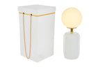 Lampada da tavolo led in vetro colore bianco | Rohome