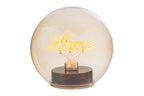 Lampada led in vetro fumè rotondo Home d.14.5cm  | Rohome
