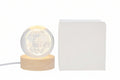 Bomboniera Lampada usb in vetro mondo d.6cm | Rohome