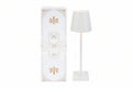 Lampada da tavolo ricaricabile bianca  | Rohome