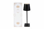 Lampada da tavolo ricaricabile nera | Rohome