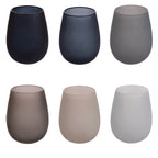 Set 6 Bicchieri smerigliati effetto frozen ocean | rohome