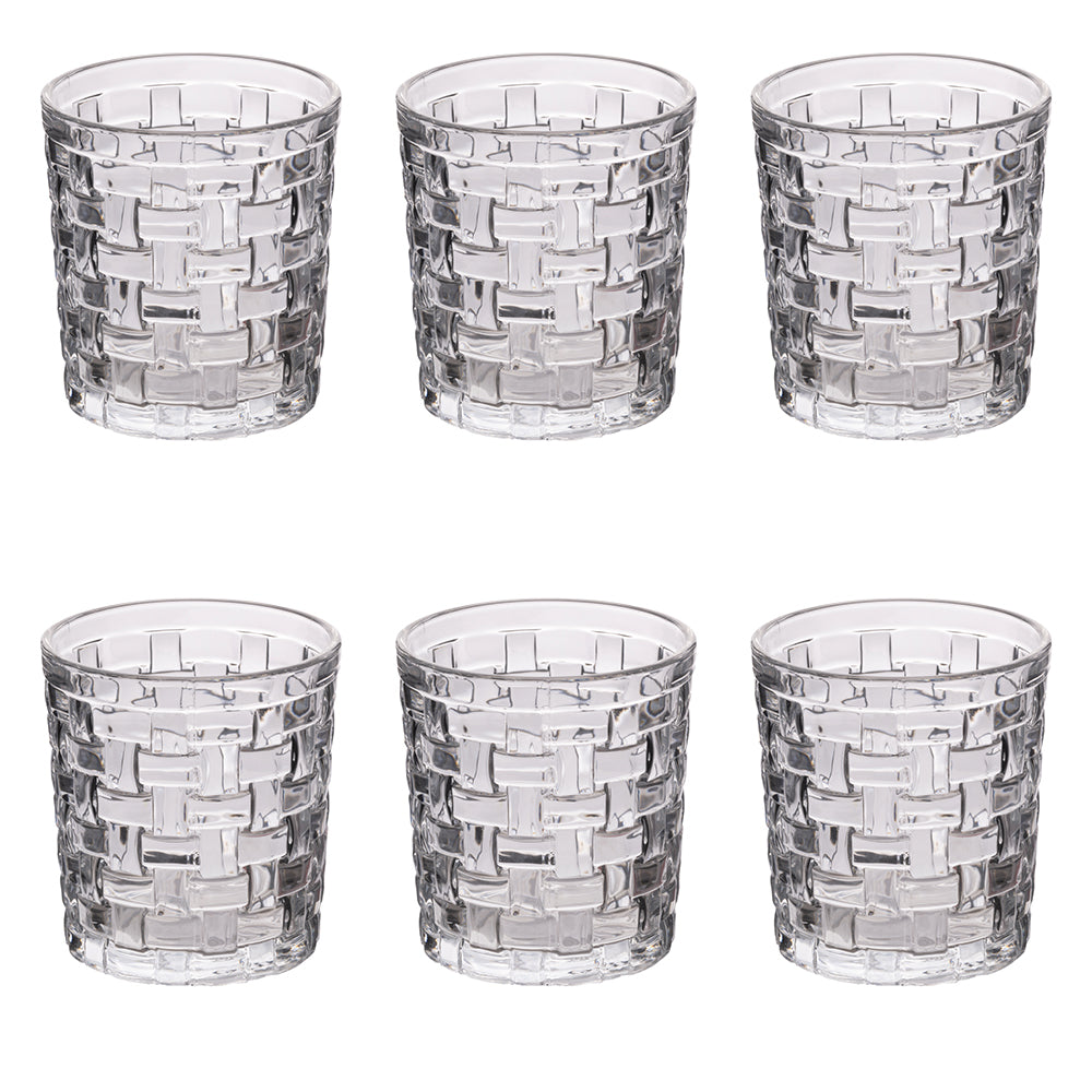Set 6 bicchieri acqua cottage trasparenti | rohome