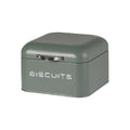 Biscottiera in metallo con manico Vintage verde | rohome