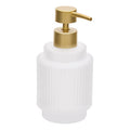 Dispenser di sapone colore trasparente in vetro opaco | Rohome