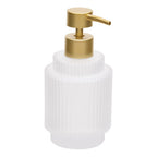 Dispenser di sapone colore trasparente in vetro opaco | Rohome
