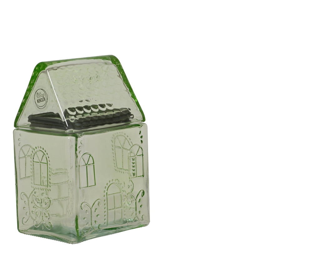 Barattolo in vetro a forma di casetta | rohome