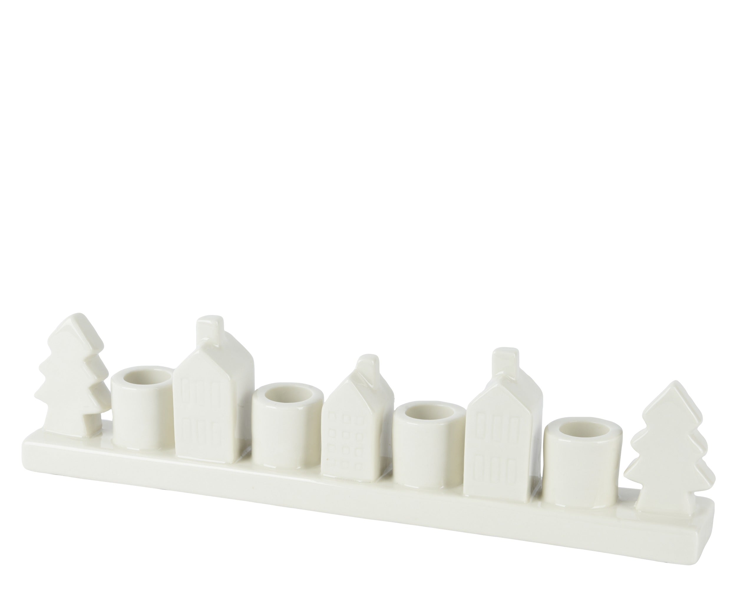 Portacandela in porcellana 4 slot per candele | Rohome