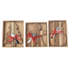 Set tagliere formaggio con accessori natalizi | Rohome