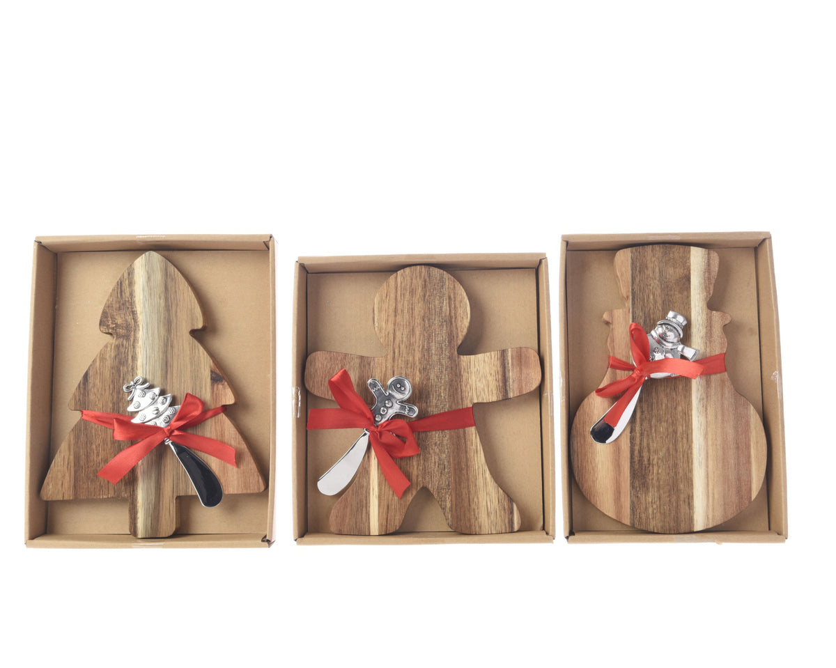 Set tagliere formaggio con accessori natalizi | Rohome