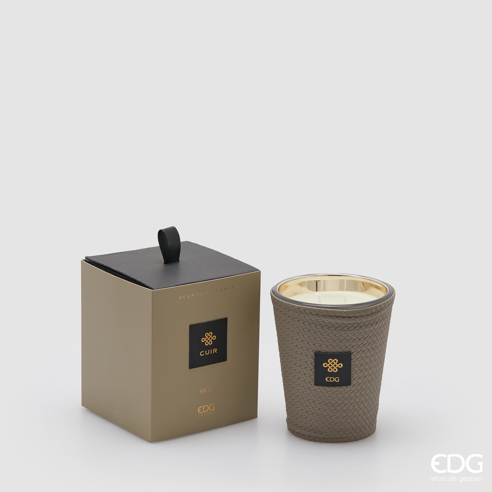 Edg - Candela profumata Cuir Oud 360gr | Rohome