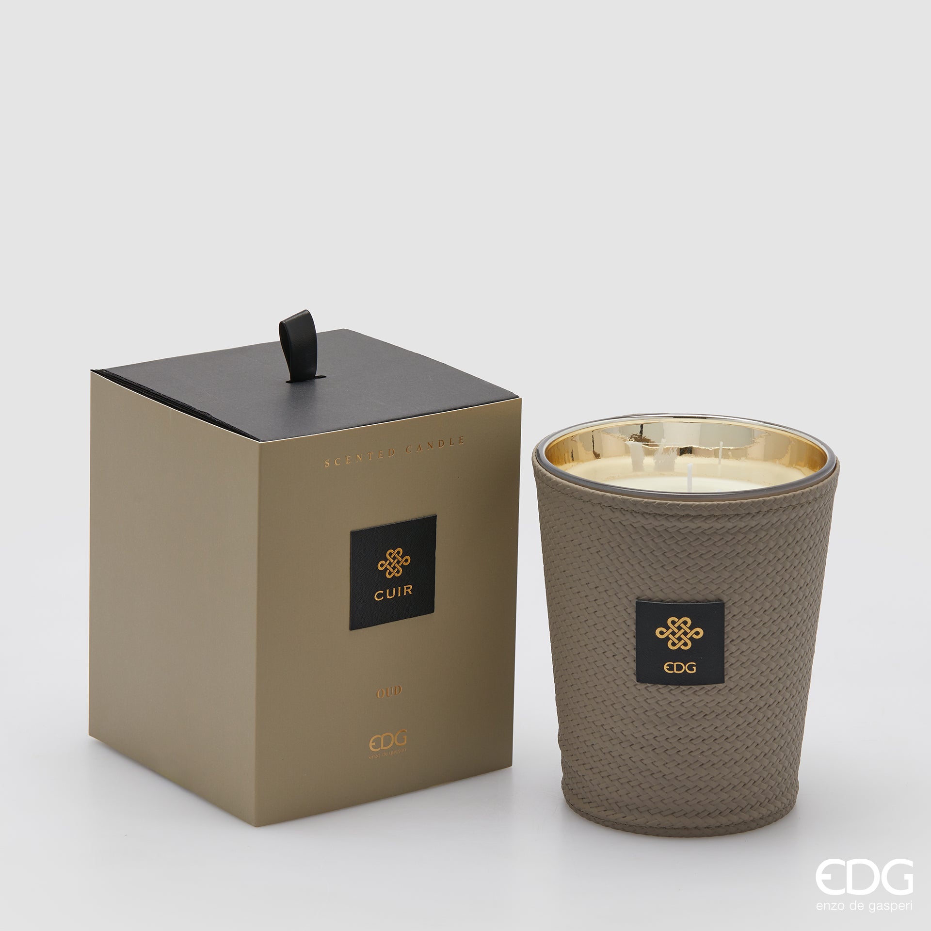 Edg - Candela profumata Cuir Oud 900gr | Rohome